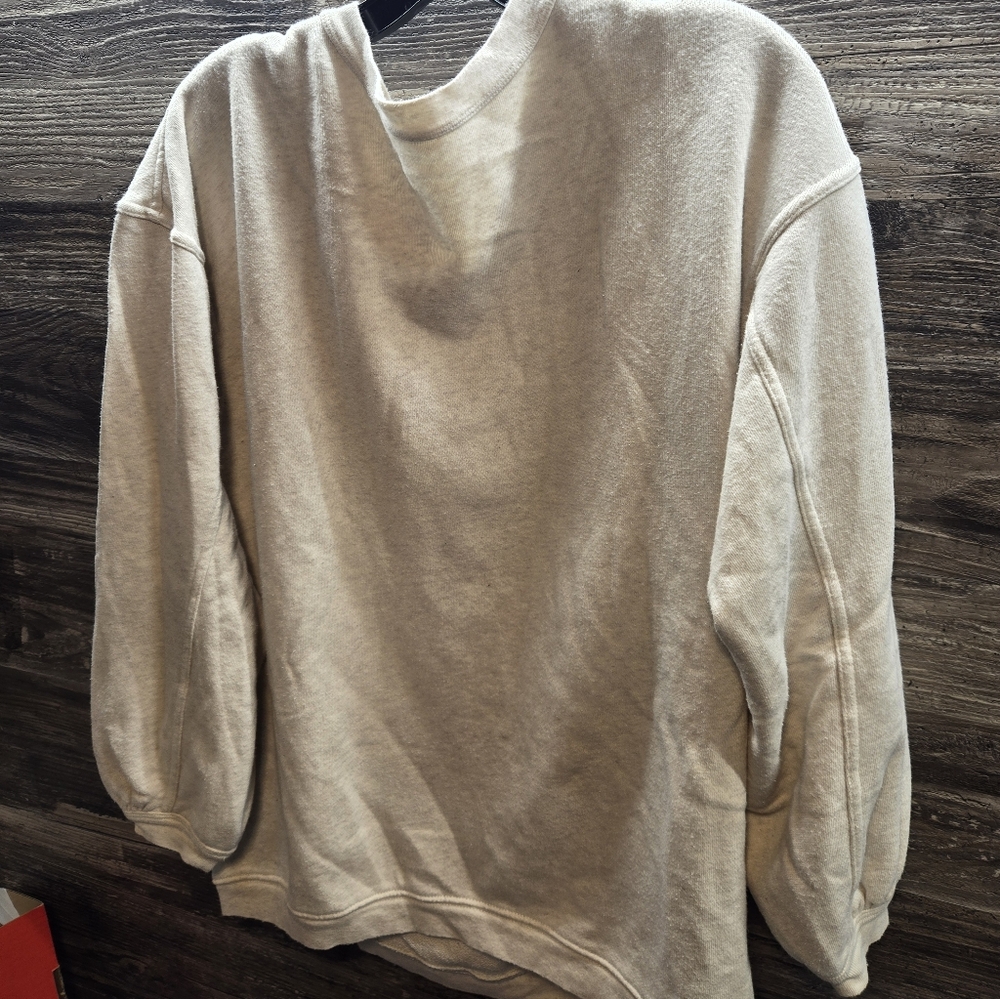 long sleeve aerie Crewneck sweatshirt with a relaxed fit Oversized Size XS #cozy